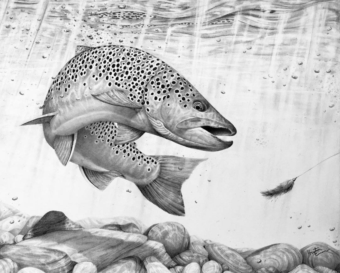 "The Pursuit" Paper Print